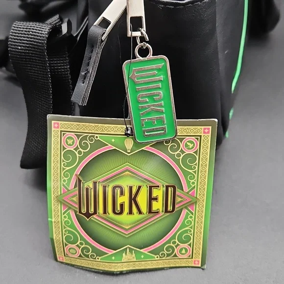 NWT 'Wicked' Defy Gravity Black and Green Backpack - Picture 6 of 7